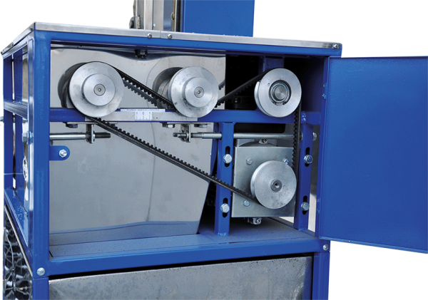 Автоматична разпечатваща машина с ръчно подаване на рамките