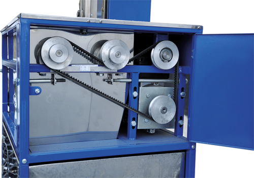 Автоматична разпечатваща машина с ръчно подаване на рамките